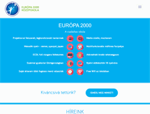 Tablet Screenshot of europa2000.hu